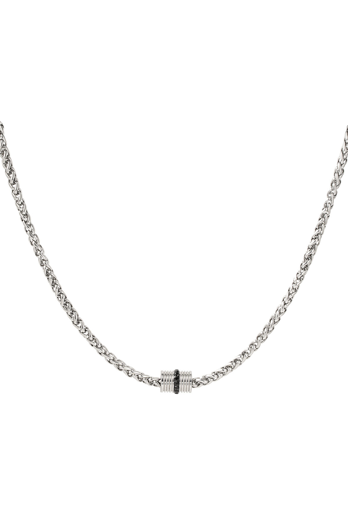 collana da uomo intrecciata con ciondolo 2