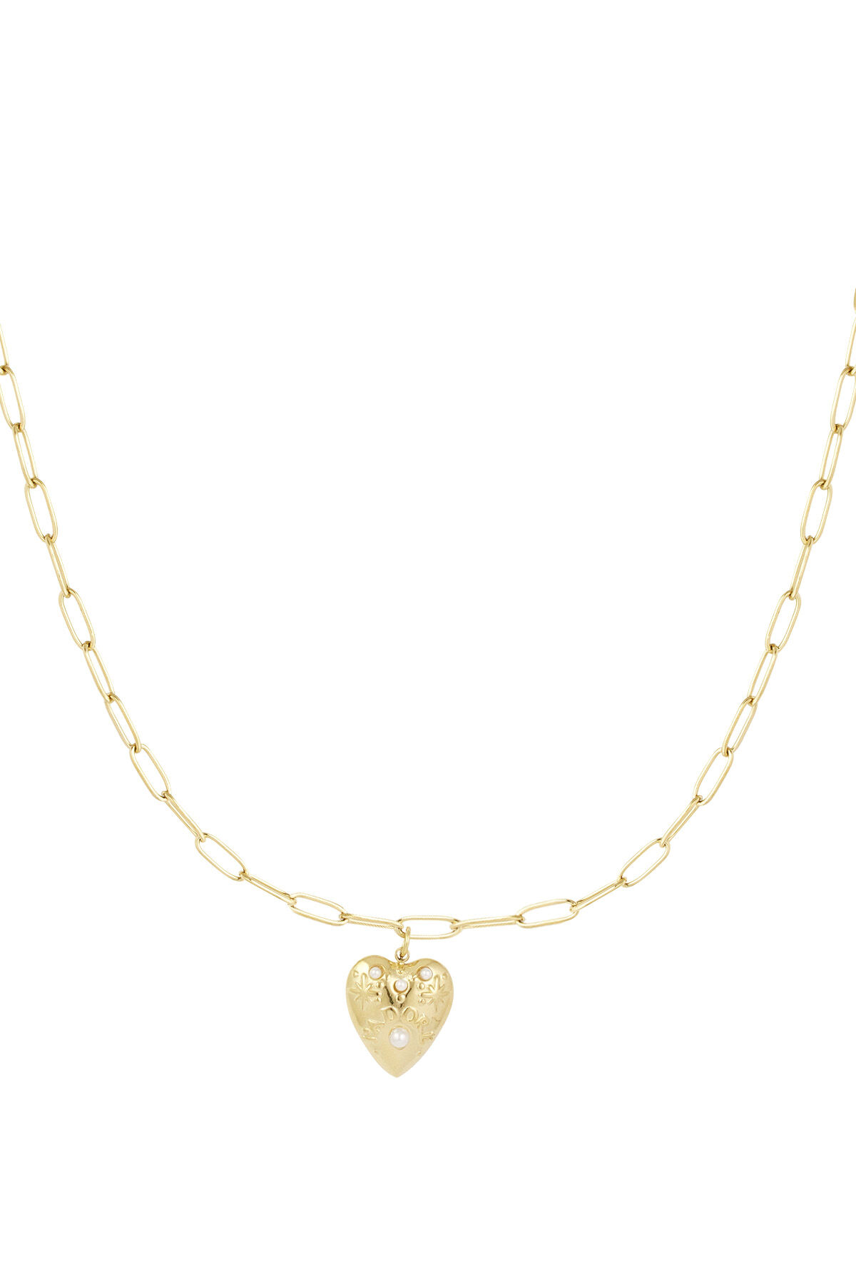 collana cuore d'oro 