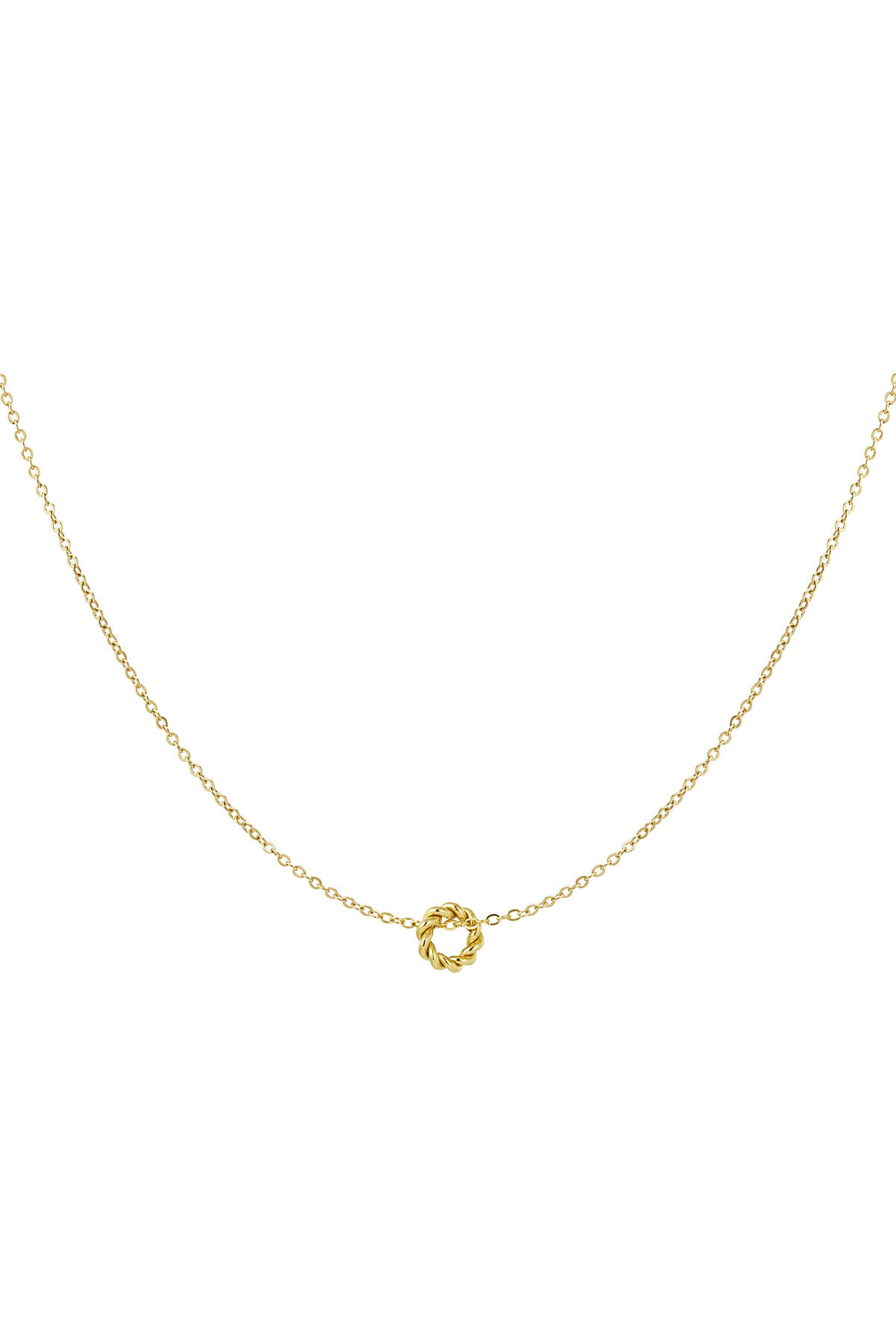 Klassieke Ketting Met Gedraaide Bedel