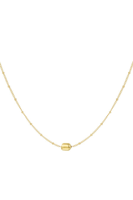 simple necklace with balls 2