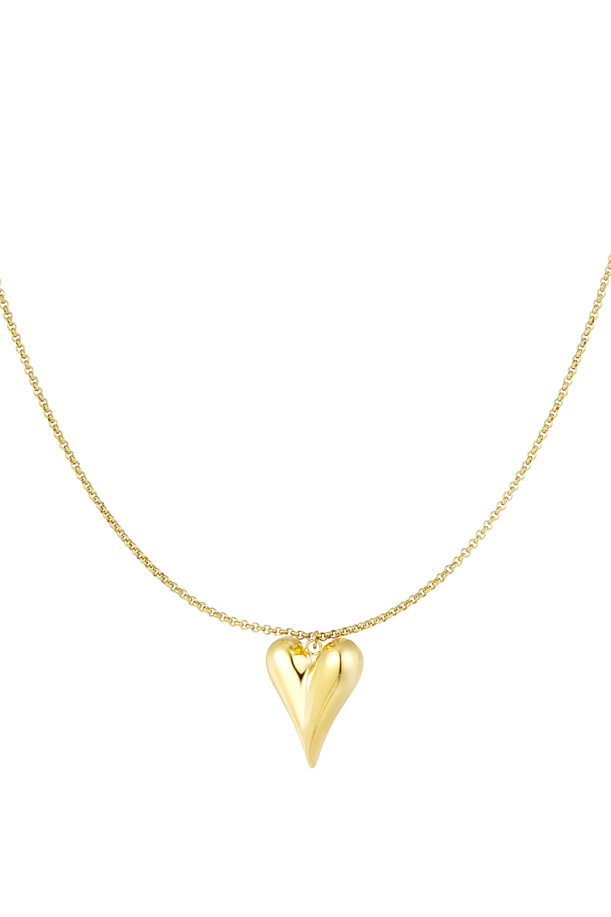 simple necklace with iconic heart medium 