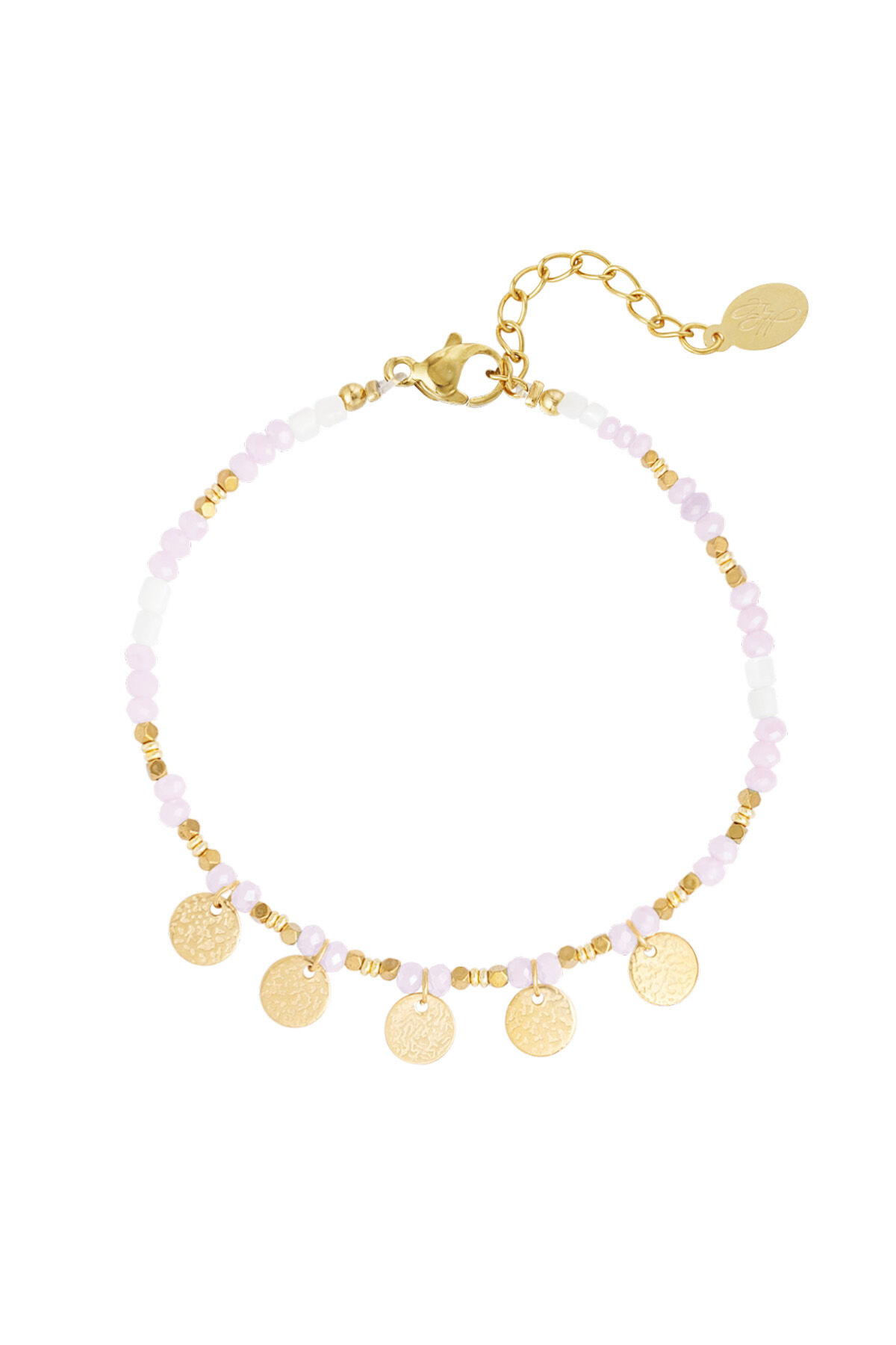 Anklet with coin charms h5