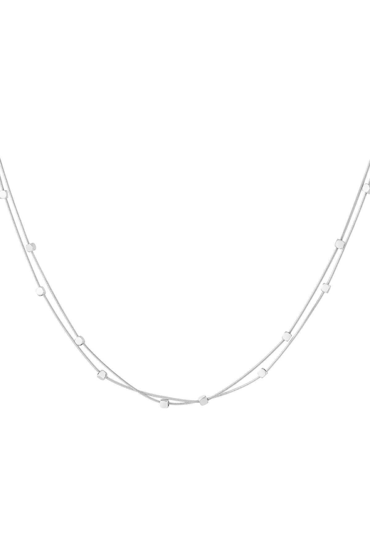 dubbele ketting met muntjes 