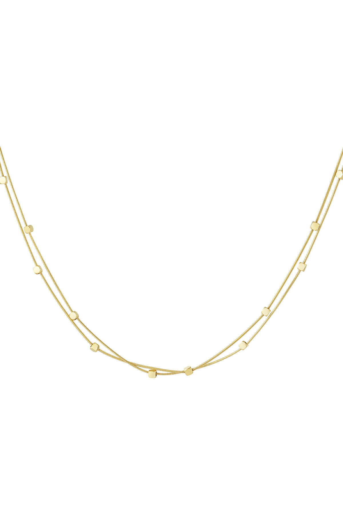Dubbele Ketting Met Muntjes