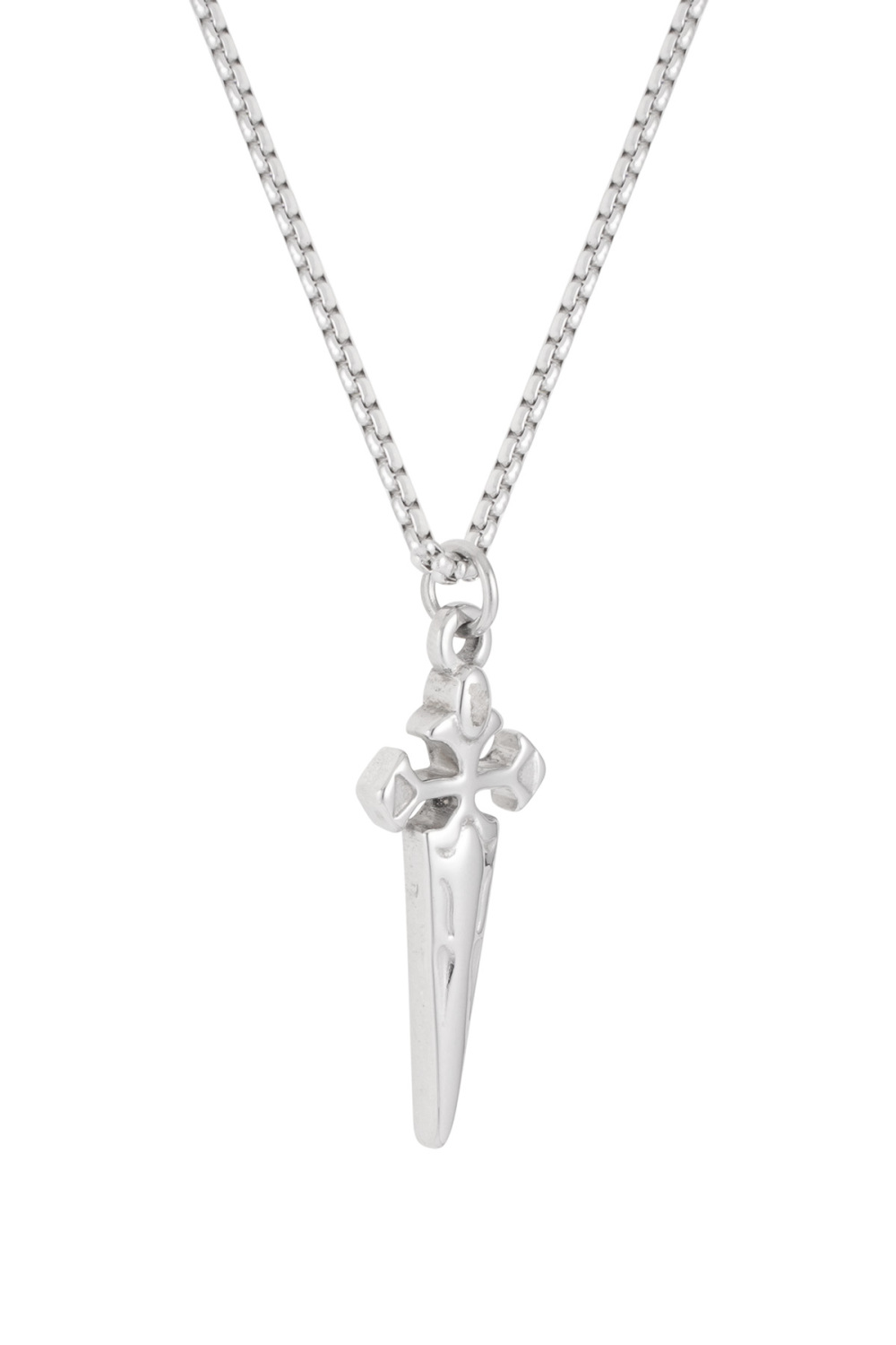 Collana Da Uomo Semplice Con Ciondolo A Forma Di Spada h5Immagine2