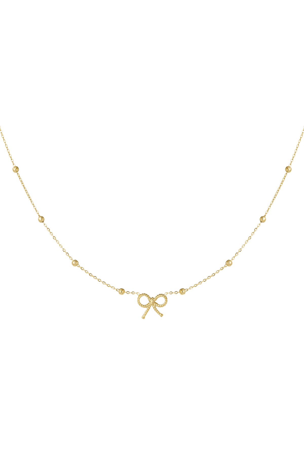 necklace bow basic 2