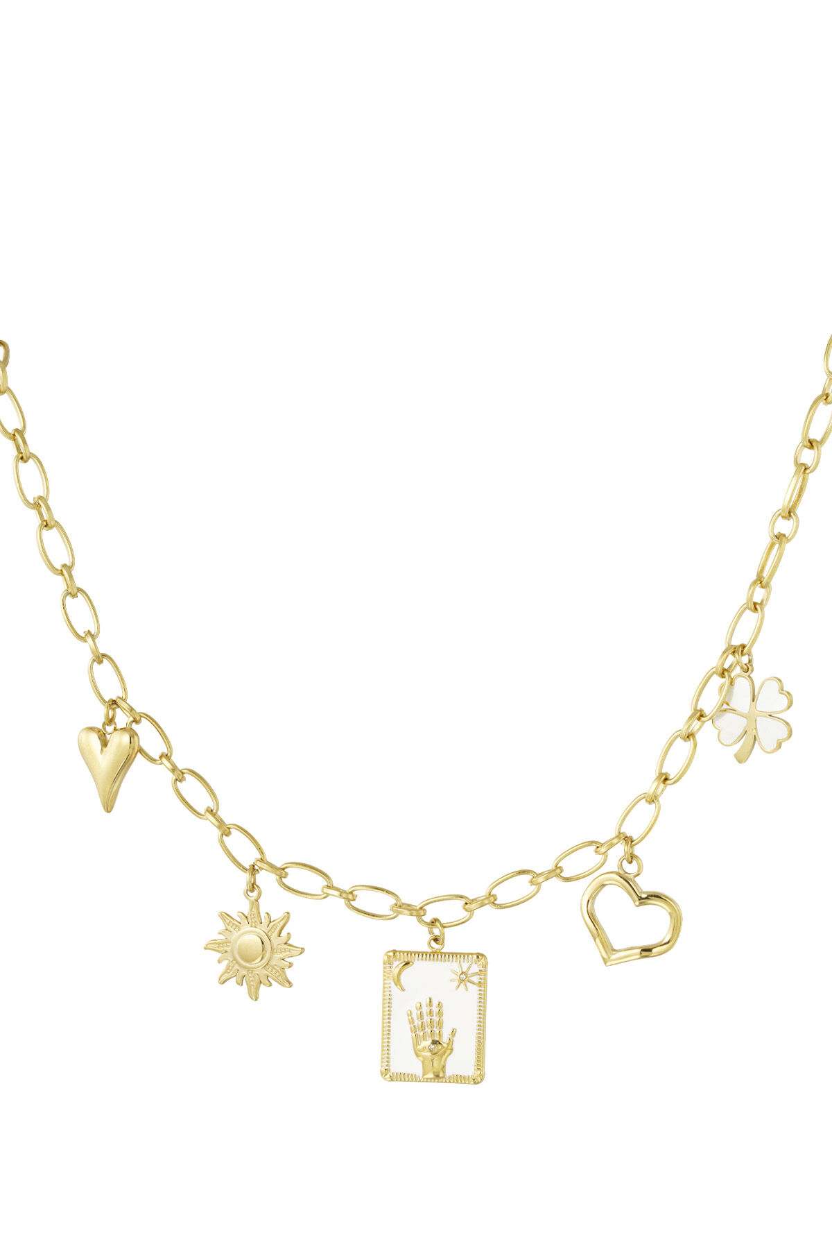 charm necklace raise your hand
