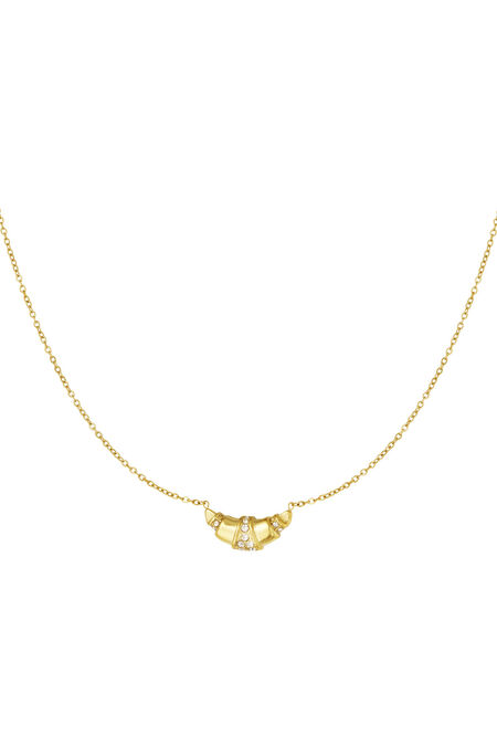 glitter croissant necklace 2