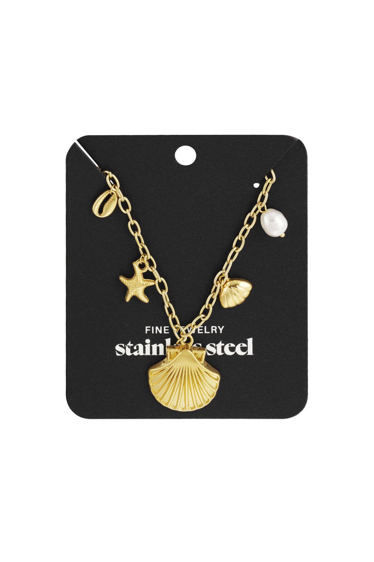 collana con ciondolo a forma di conchiglia Immagine3