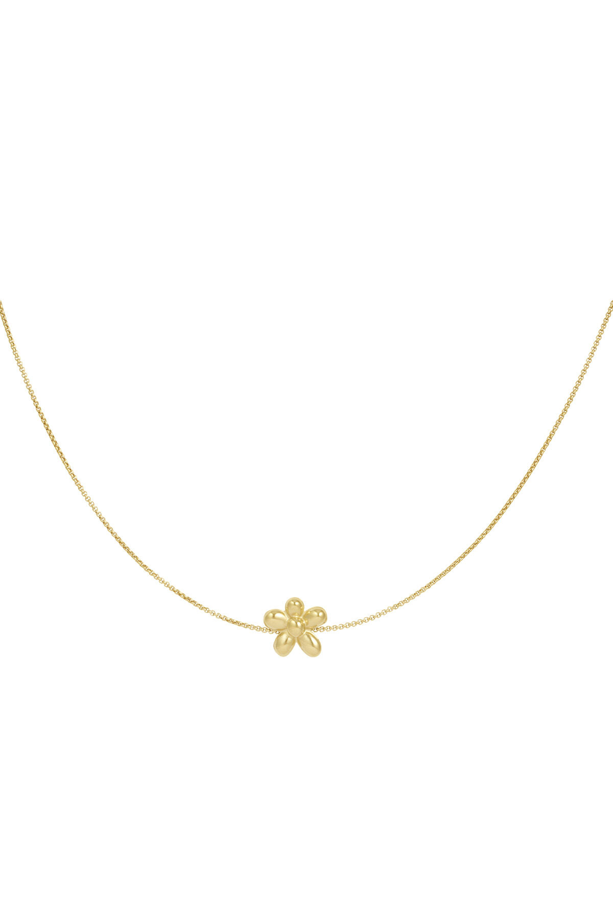 collana con fiori gonfi 