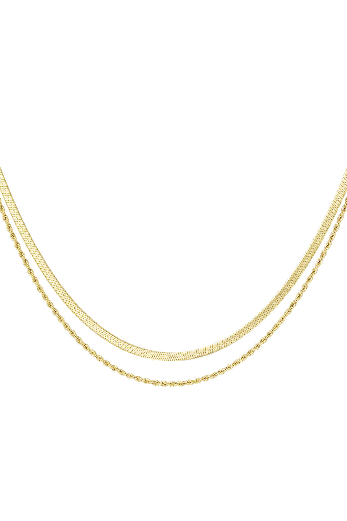 collar doble plano y cadena h5 