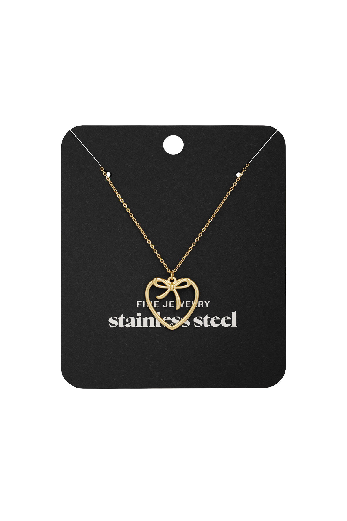 collana con fiocco a cuore h5 Immagine3