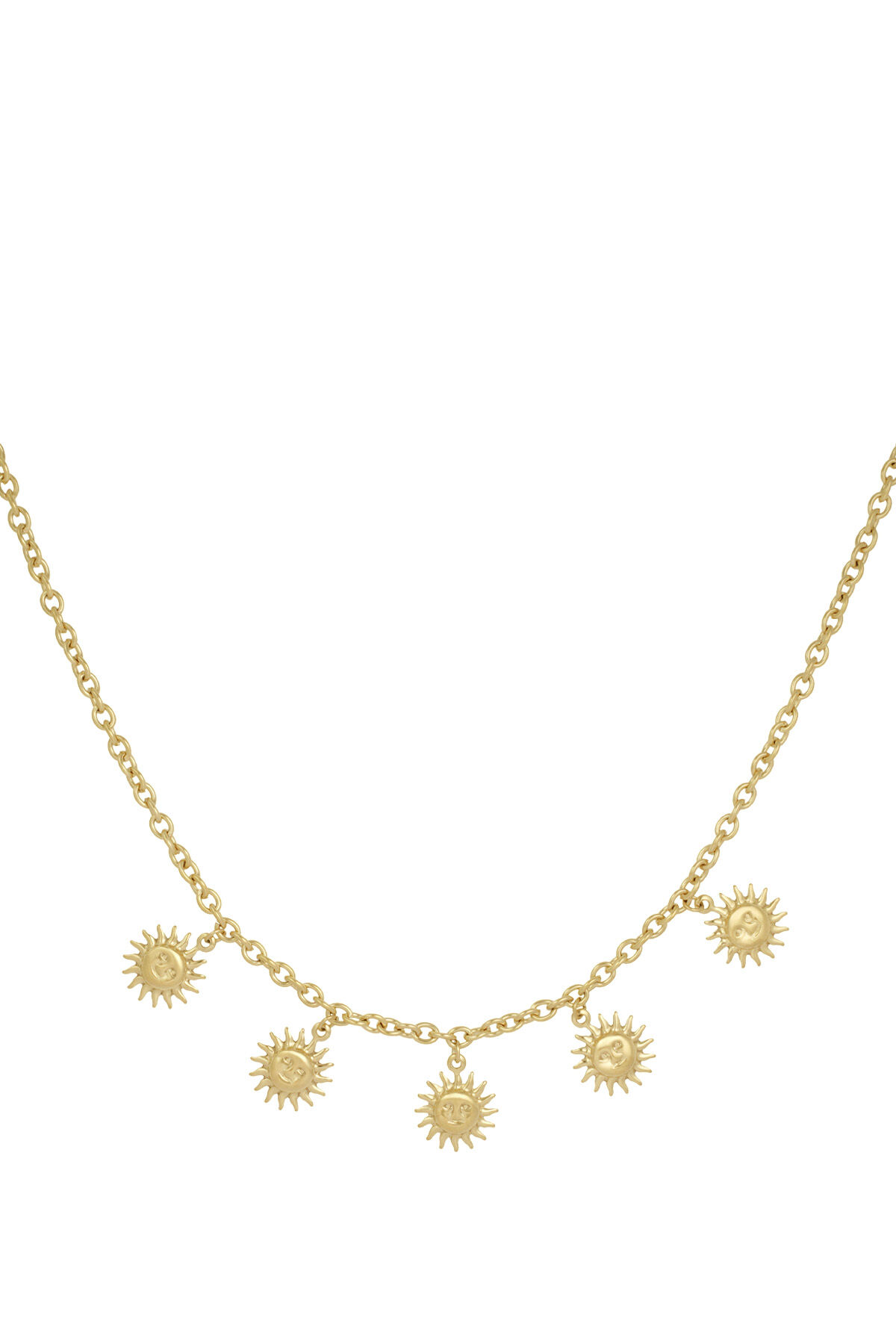 collier lueur dorée