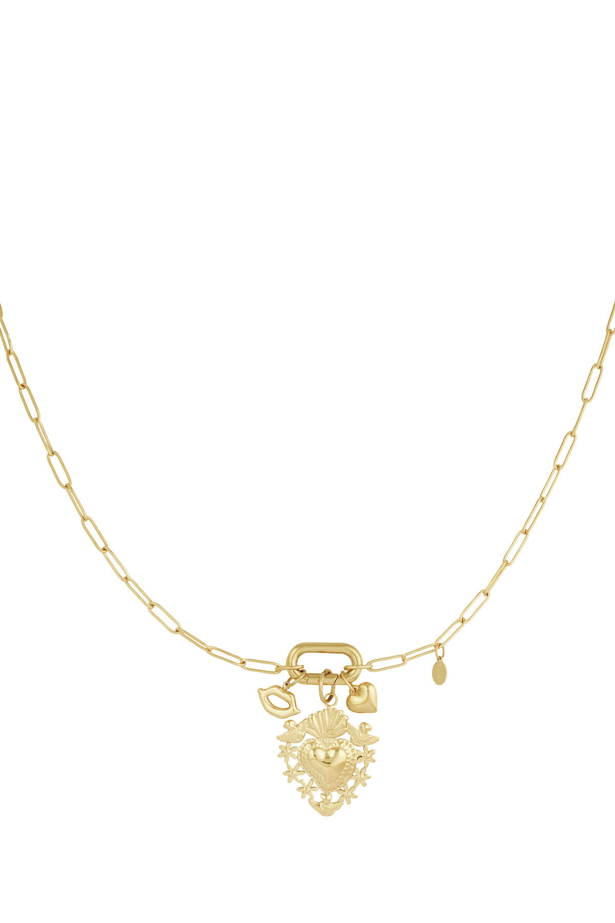 Collar Charm Haven - dorado 
