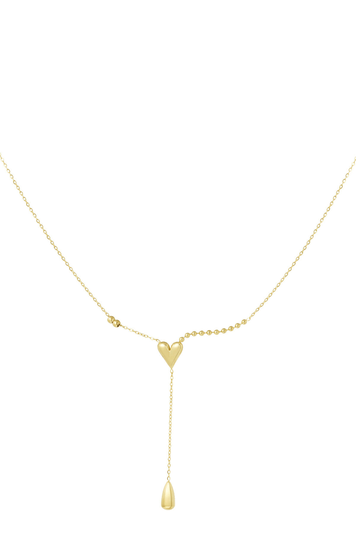 collar con forma de corazón en forma de gota h5