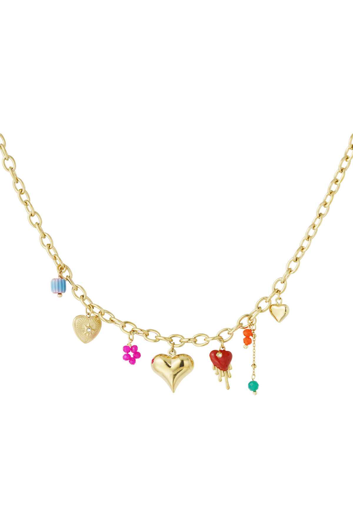 collana con ciondolo amanti brillano 