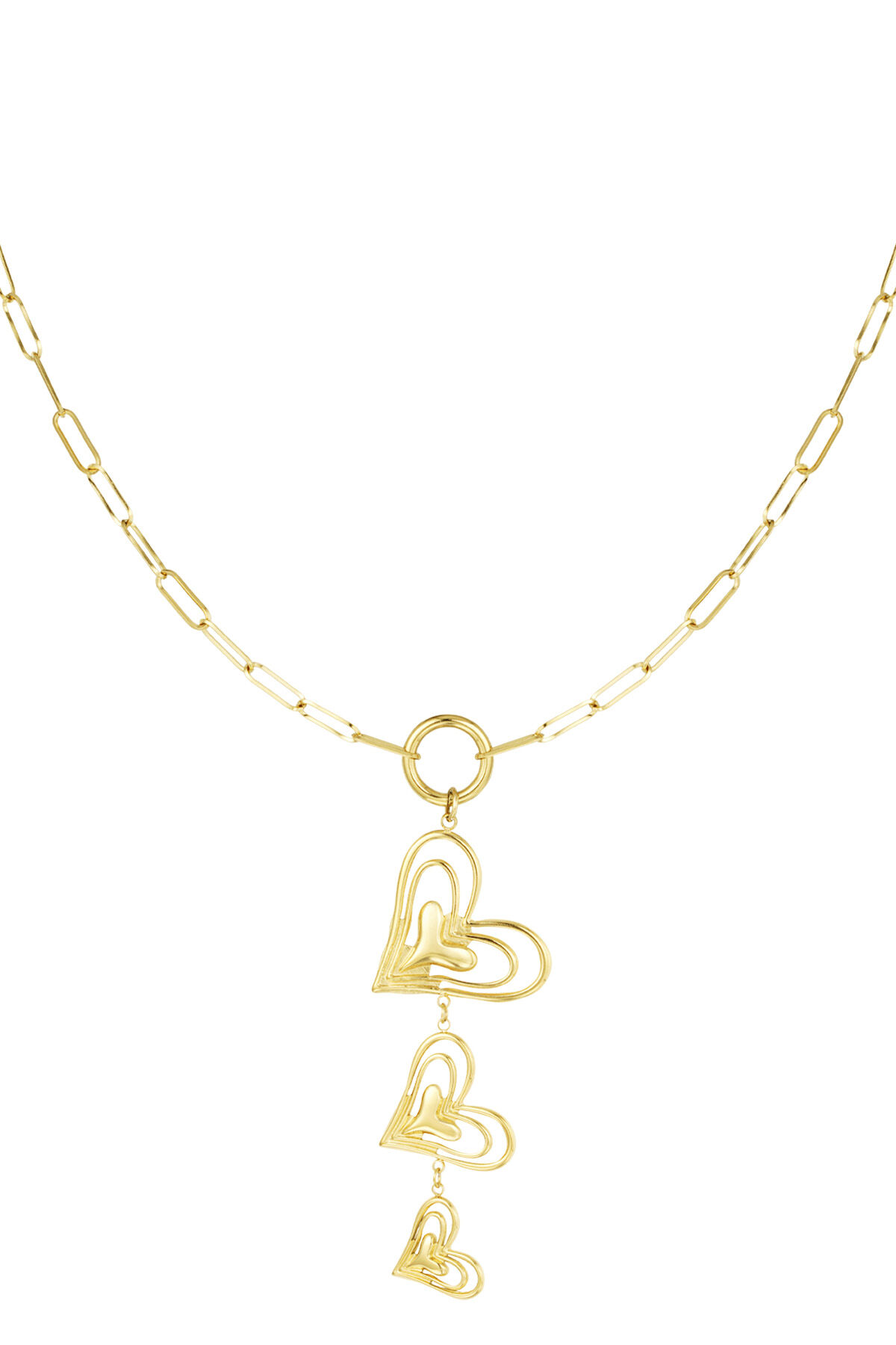 collana trio cuore