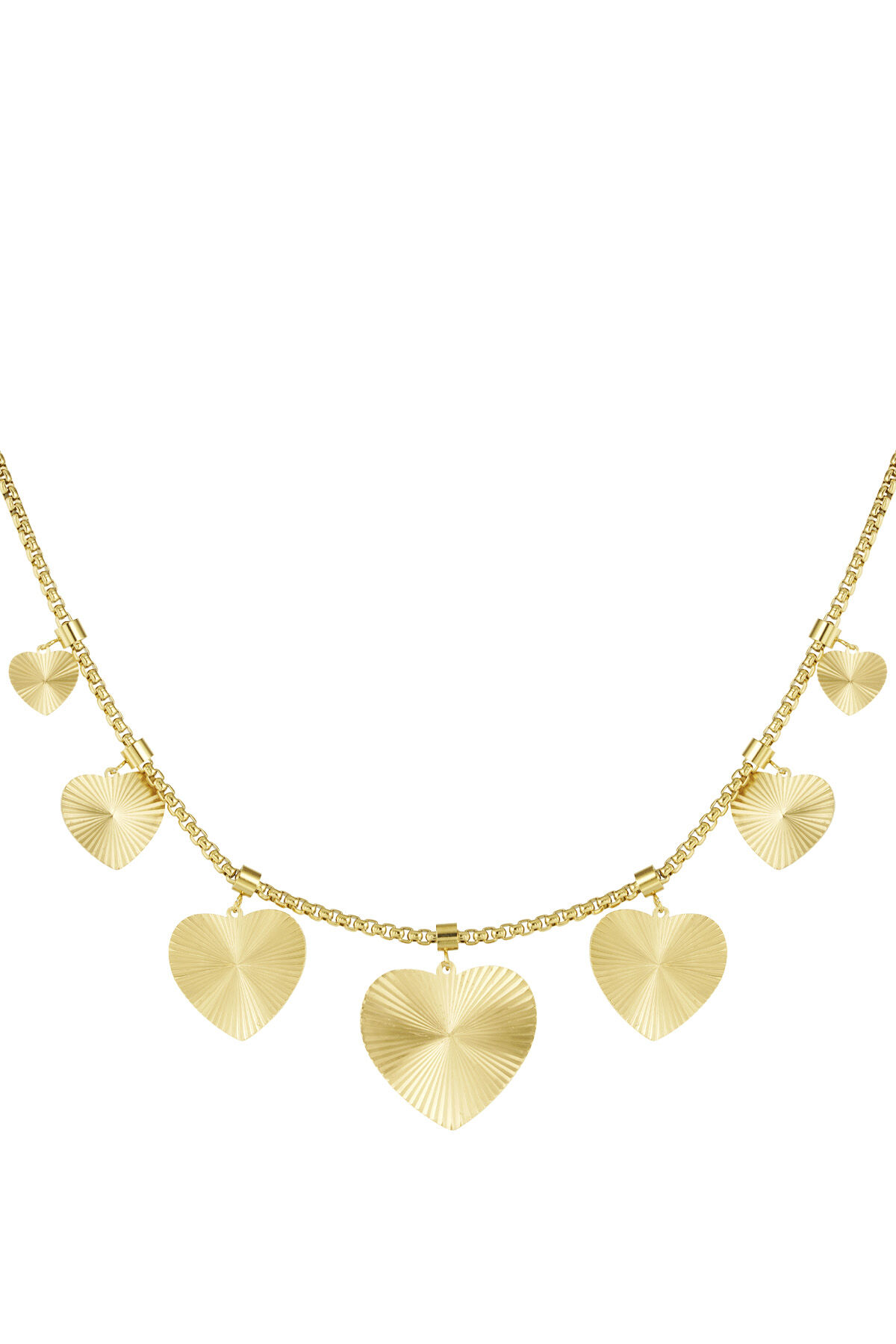 collier coeurs texturés h5 