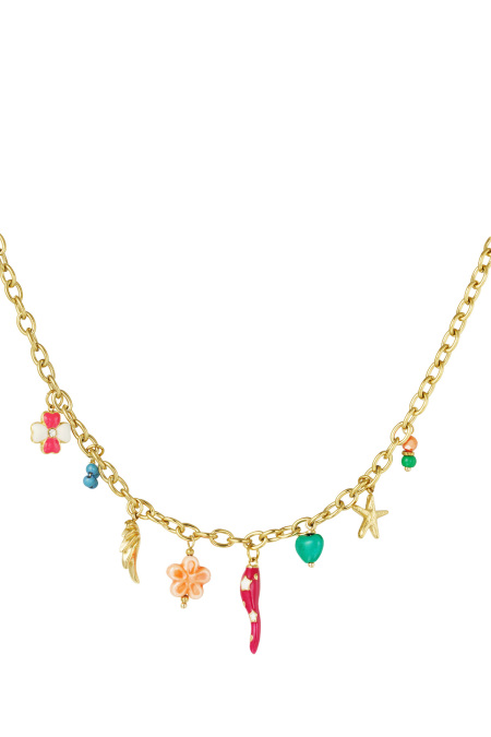 festive beads necklace