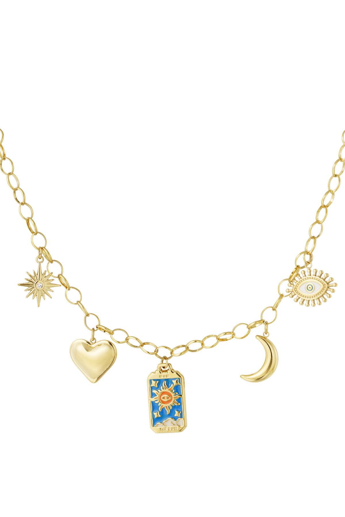 Halskette mit Dreamchaser-Charm – Goldfarben 2
