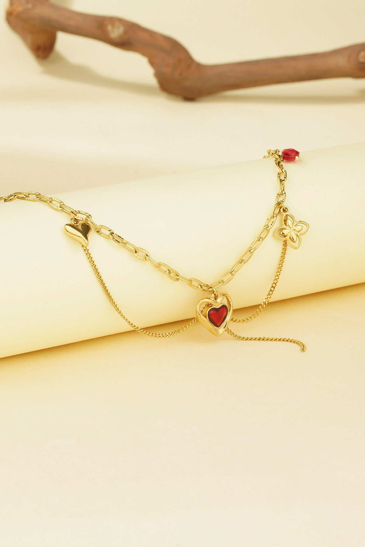 collar con dije de pulso de amor h5 Imagen4