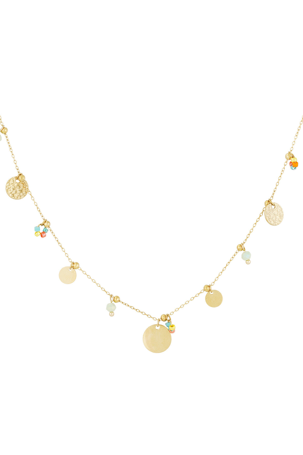 collar de monedas de colores pop 2