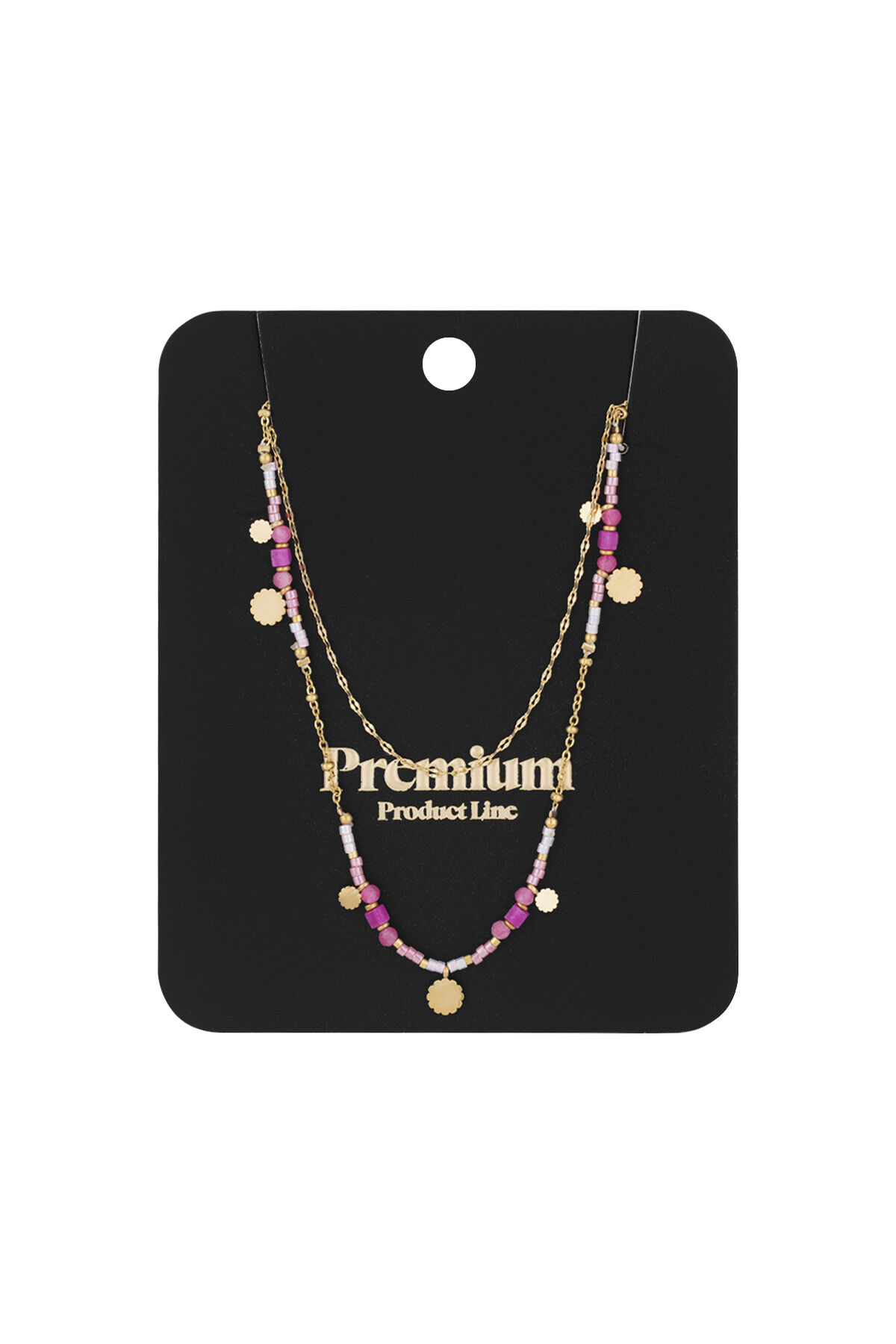 collar de dijes rosas h5 Imagen3