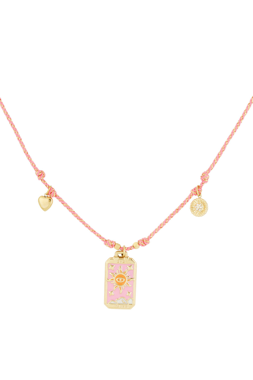 Collana Aurora - Colore rosa e oro
