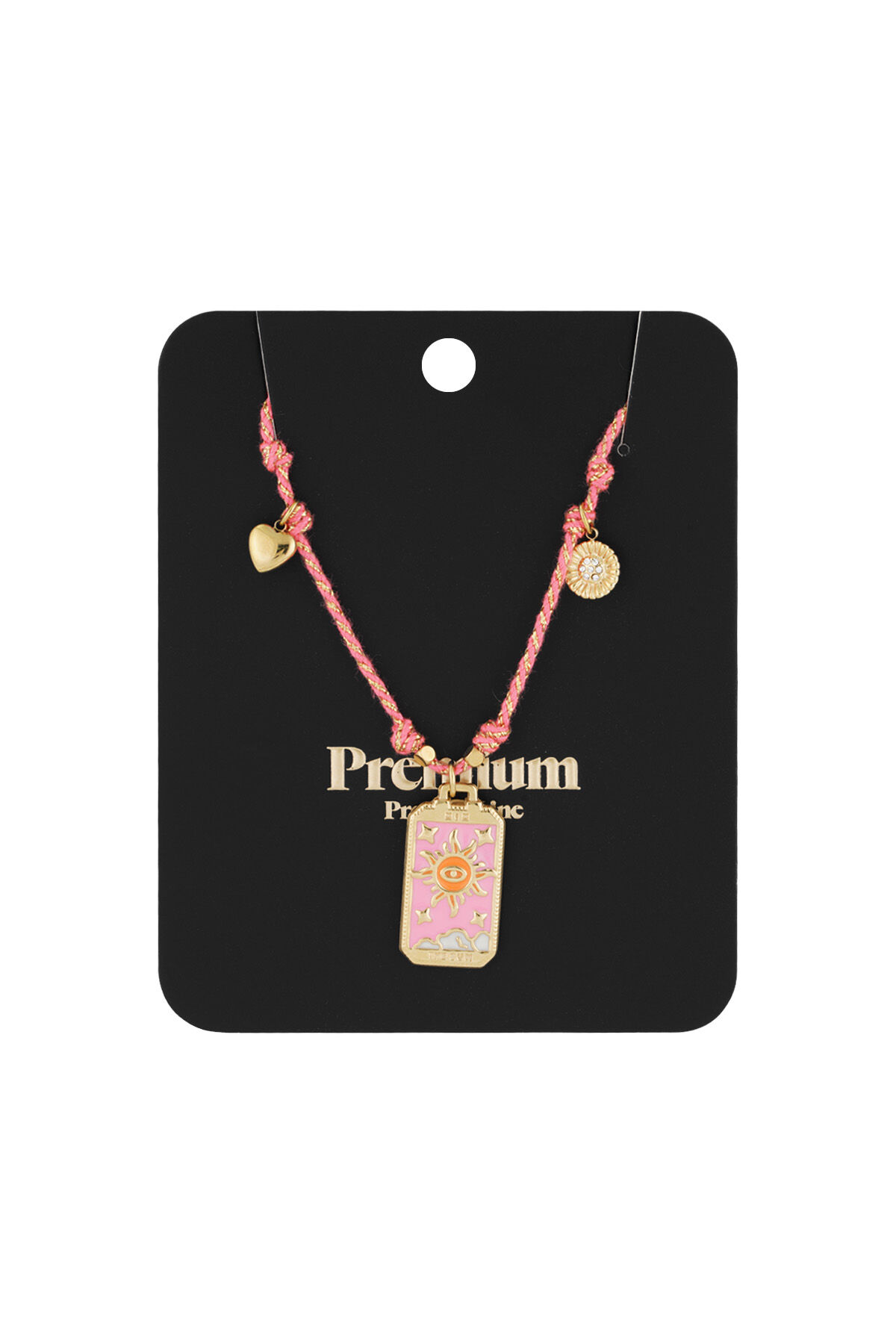 Collana Aurora - Colore rosa e oro h5Immagine3