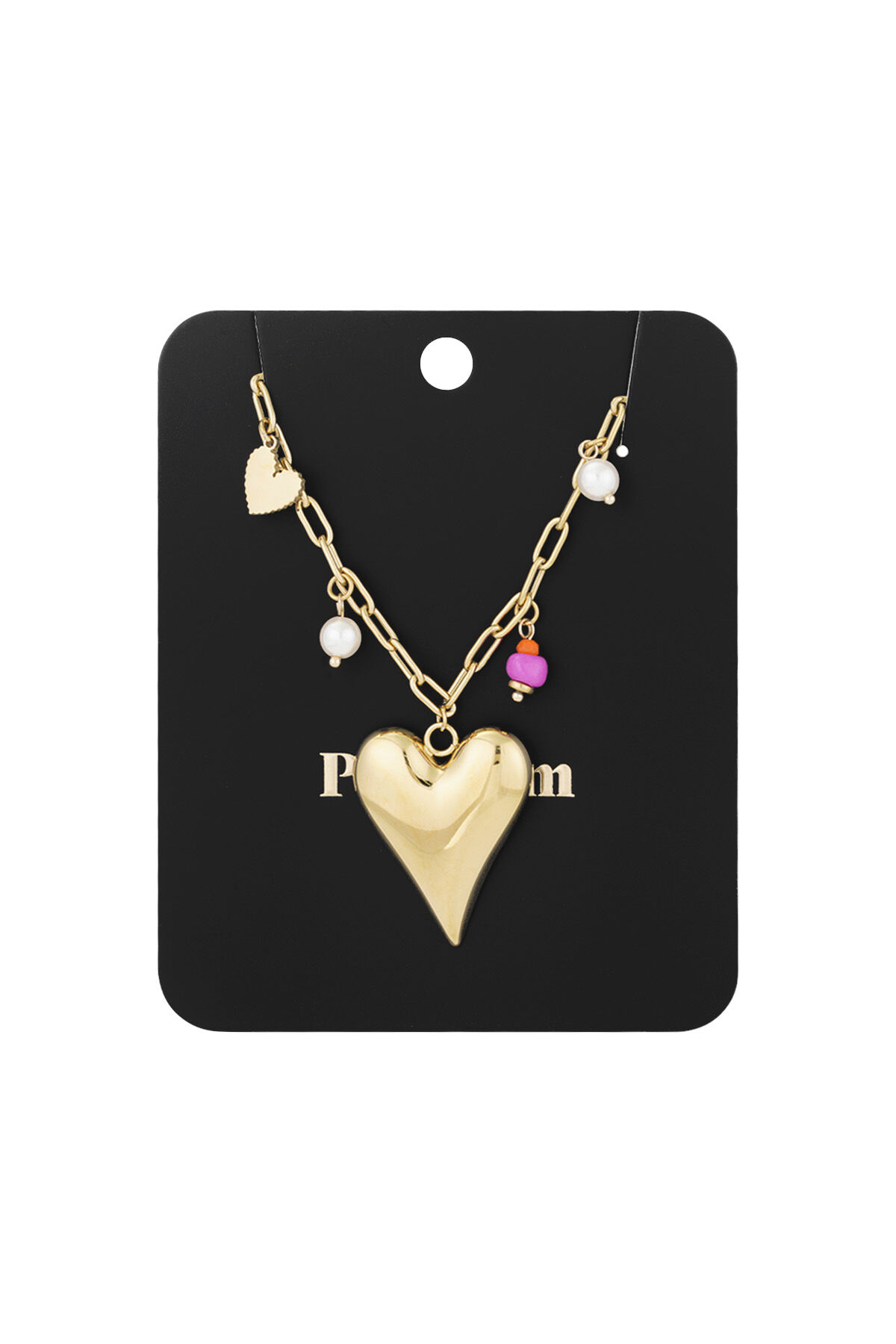 Collar Charm Momento Amor - Color Oro h5Imagen3
