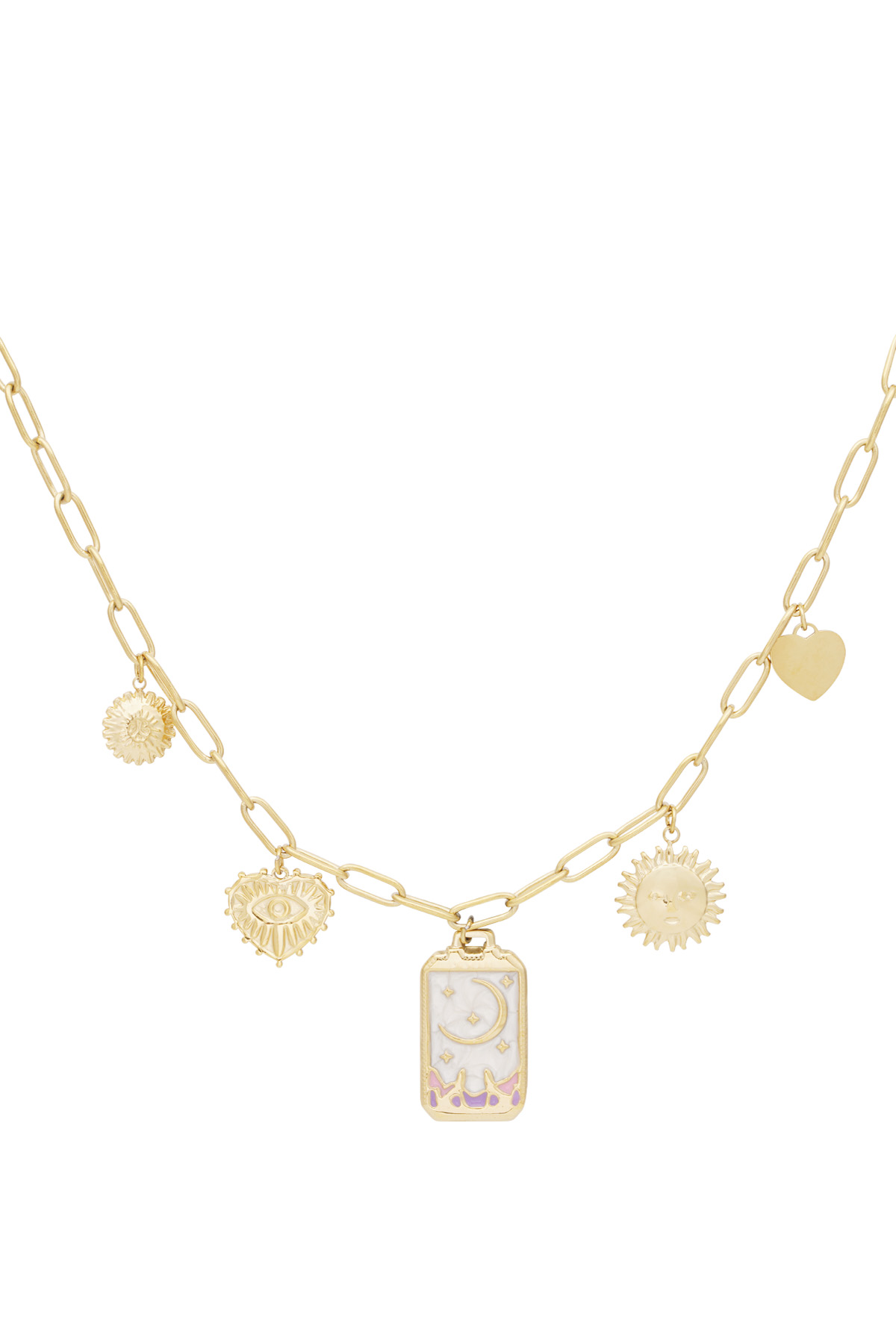 charm necklace magic moon