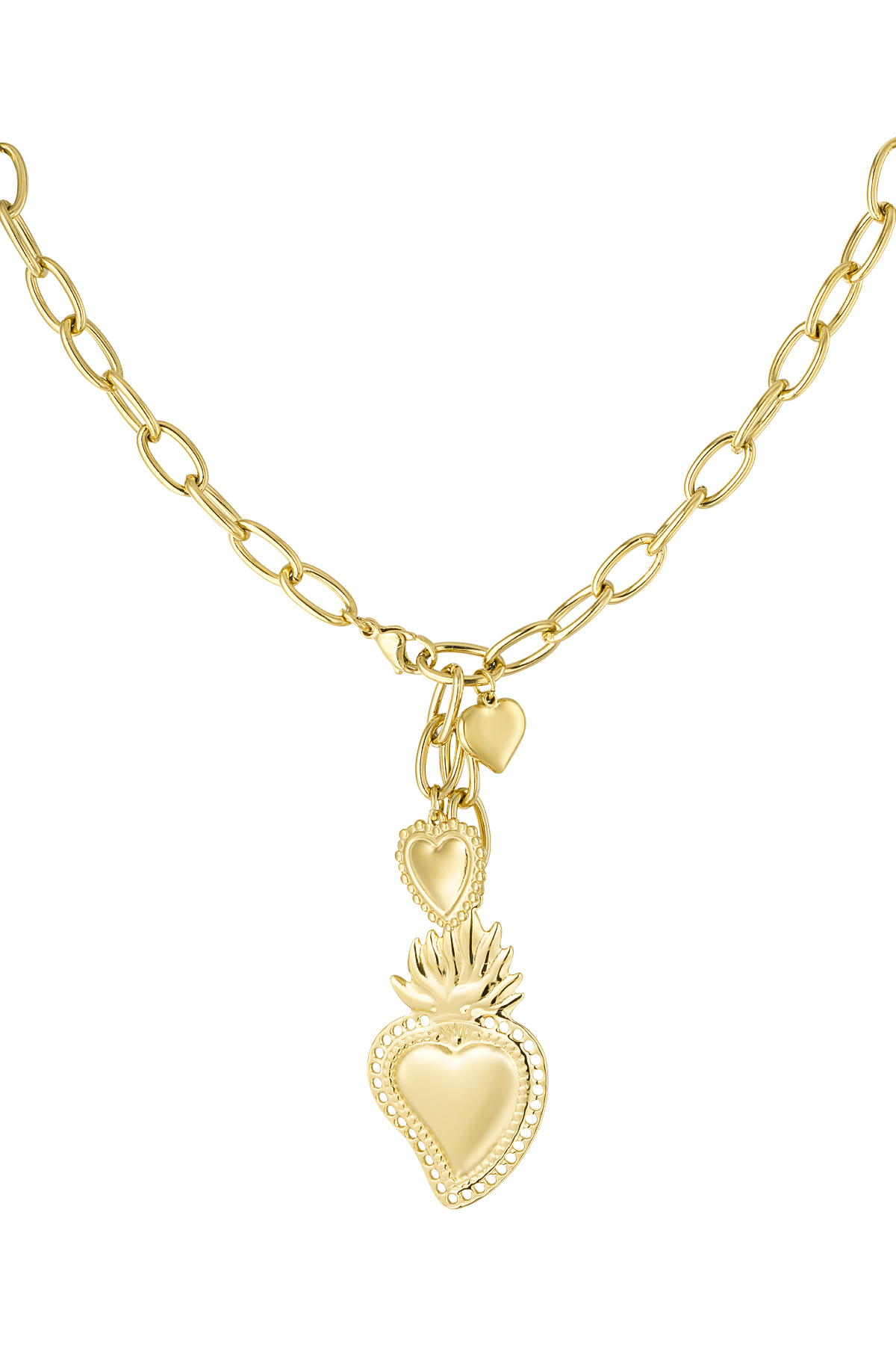 charm necklace major heart h5 
