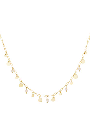 Collar Lleno De Amor - Color Dorado Rosa h5 
