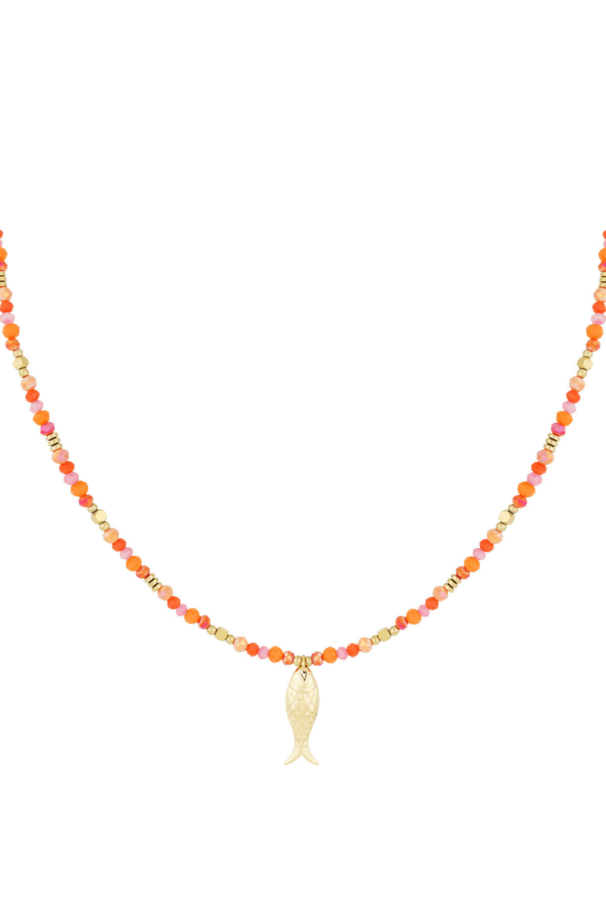 Collier poisson et perles 