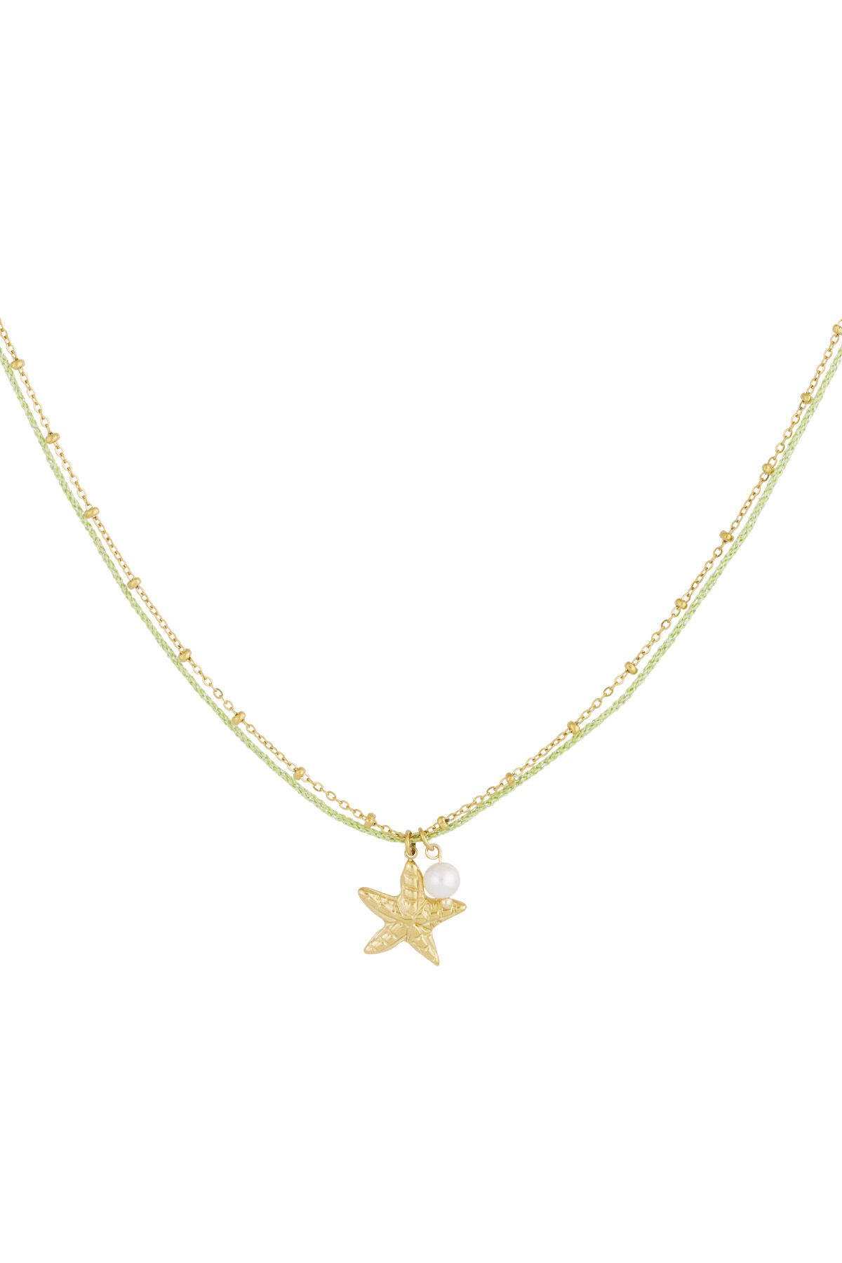 collar estrella de mar perla h5 