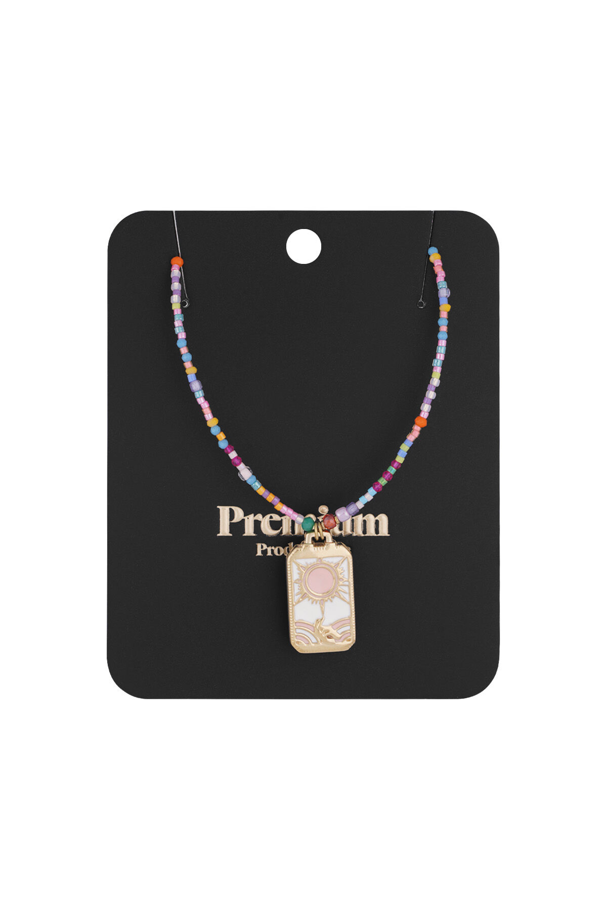 Collana colorata con sole - Multi h5 Immagine3
