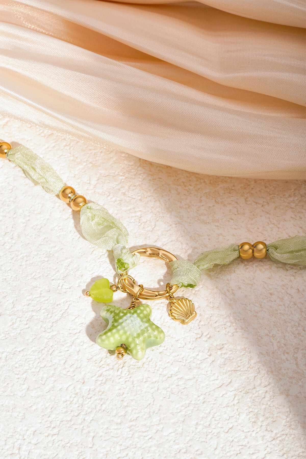 starry necklace - green and Picture4