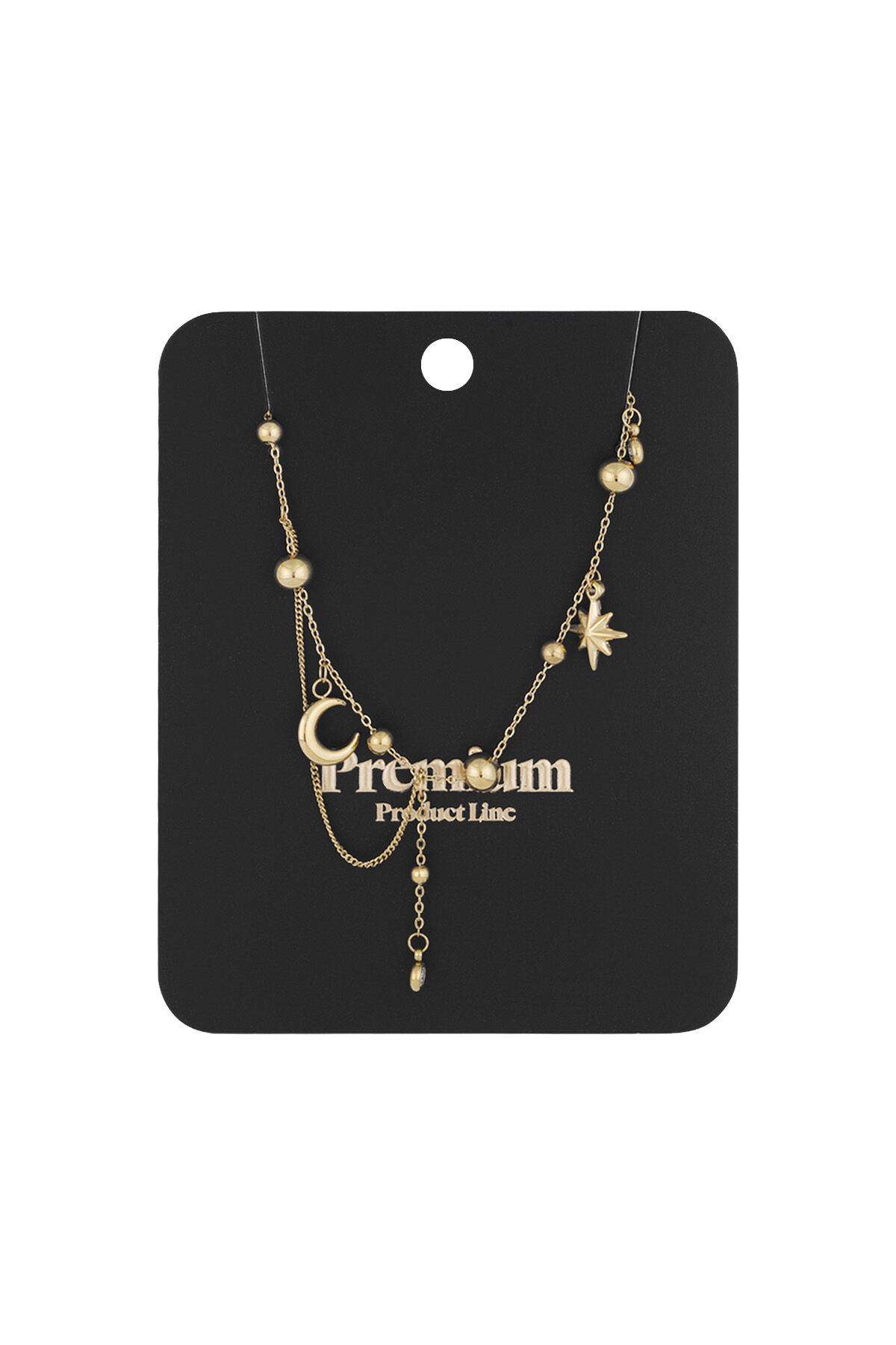 ketting trendy moon Afbeelding3