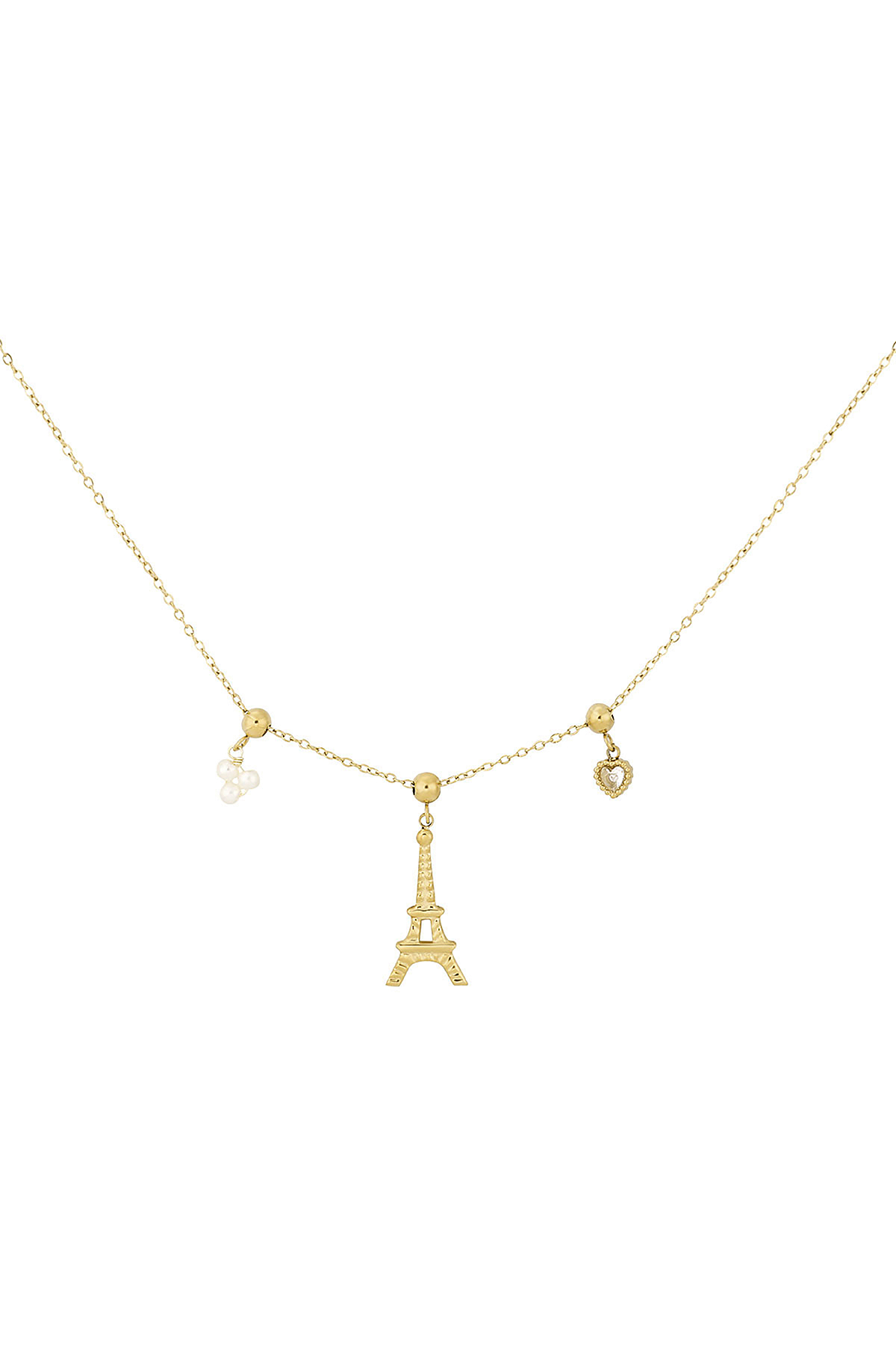 Eiffel tower necklace 2