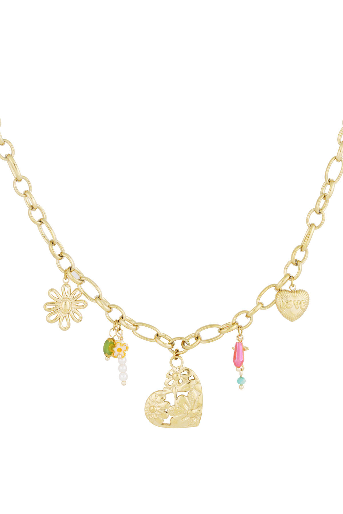 collier à breloques mon amoureux h5