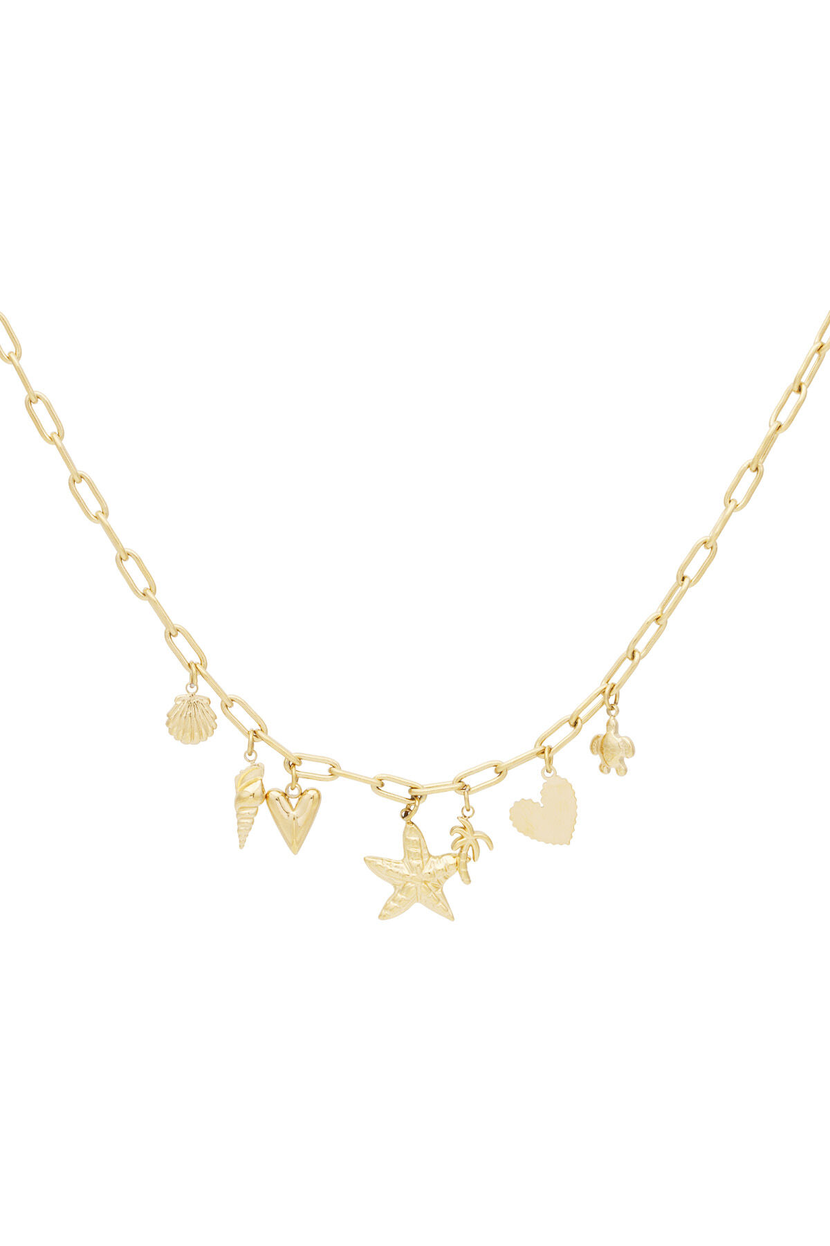 collar con dije de chica de playa 