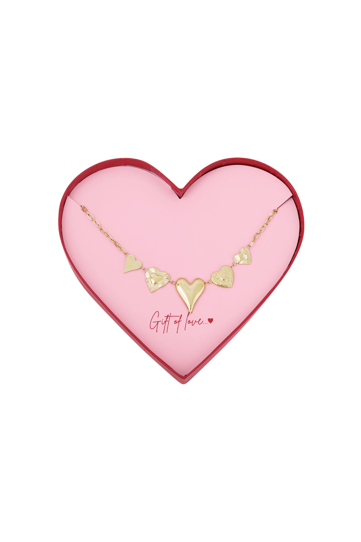 gift of love stainless steel love necklace 2