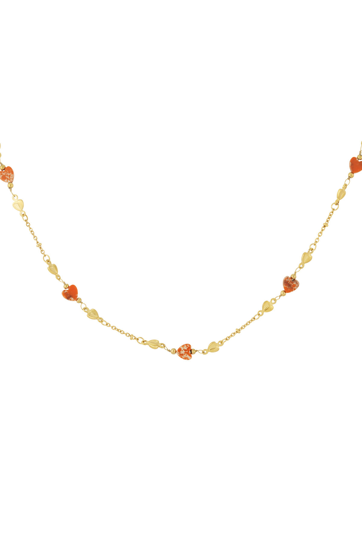 Halskette „Embrace the love“ – Farbe Grün und Gold h5 