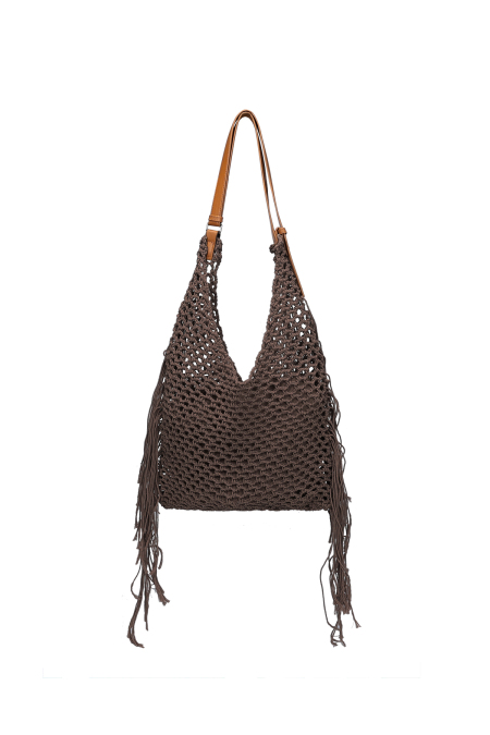 Beach Bags Solid Color Vacation Cotton Daily Accessories