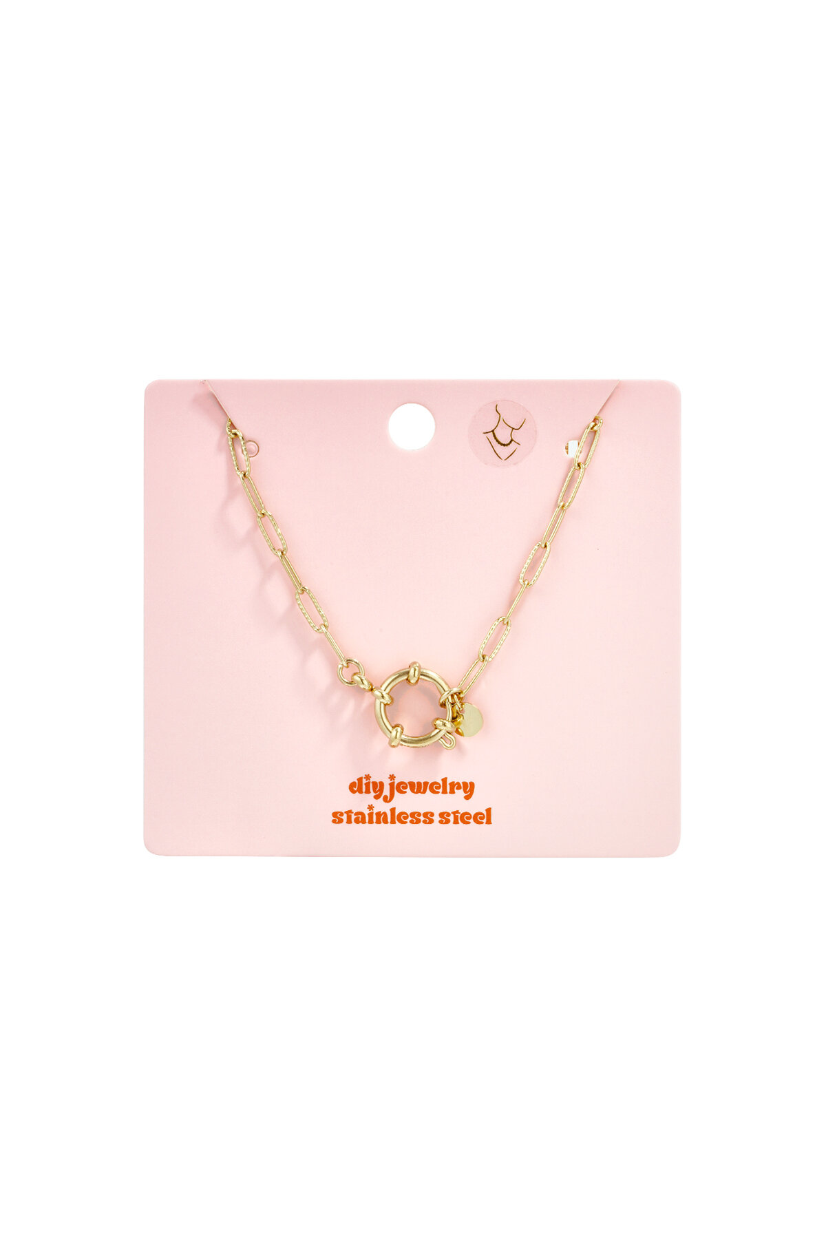 2-in-1 necklace and bracelet with oval links Picture5
