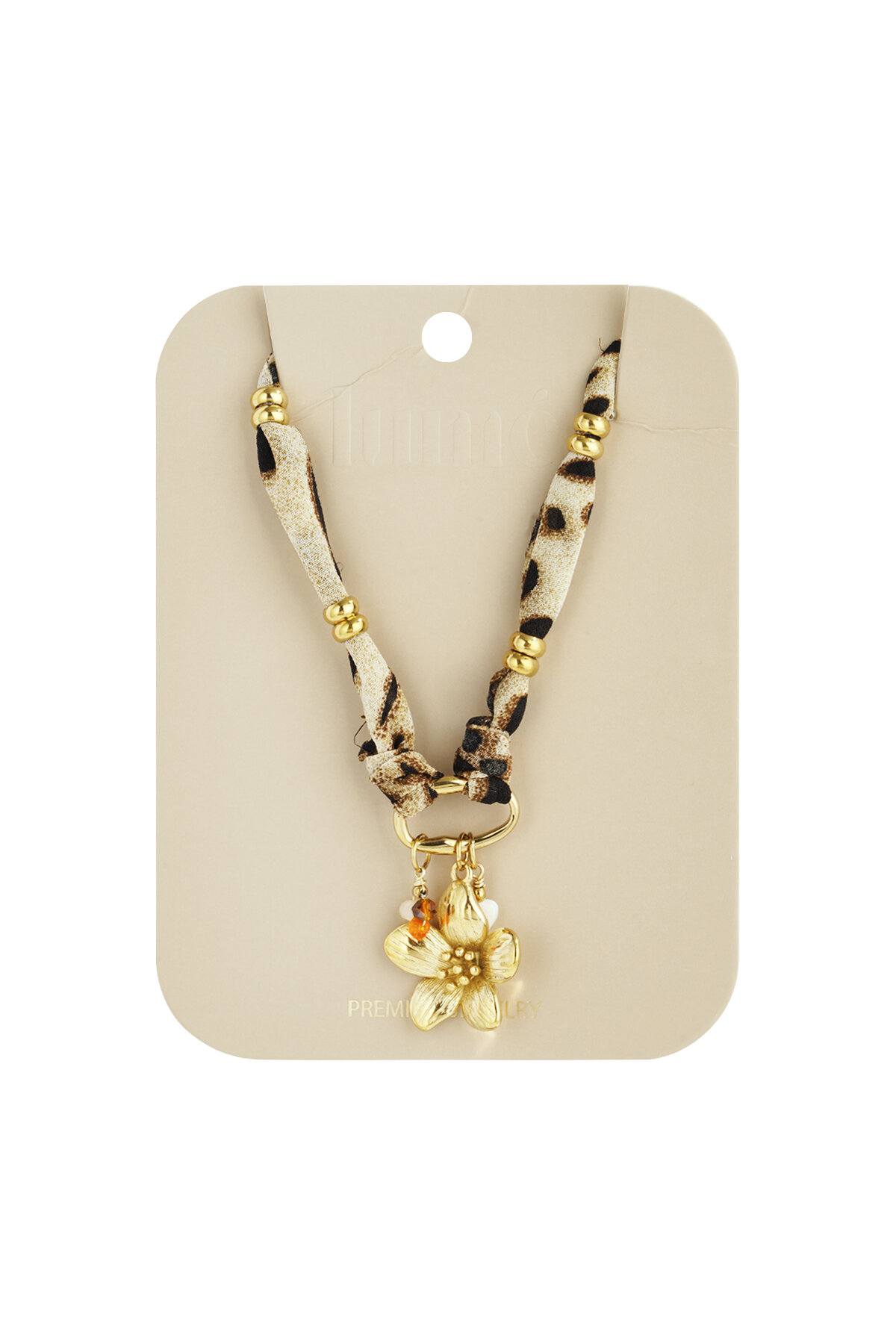 Anhänger Halsketten Blume Leopard Print Casual Daily Simple Series Damenschmuck h5 Bild5