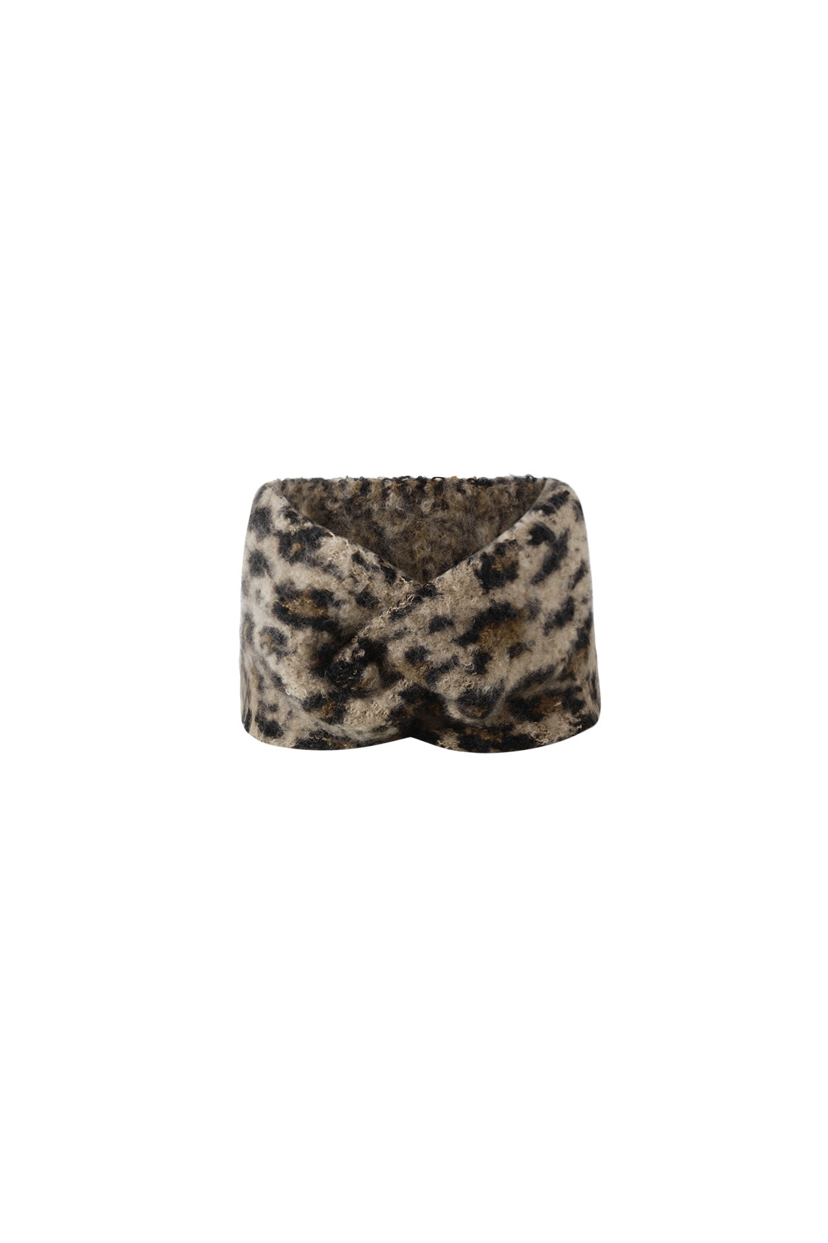 Bandas para el cabello con estampado de leopardo, accesorios casuales de poliéster para uso diario 