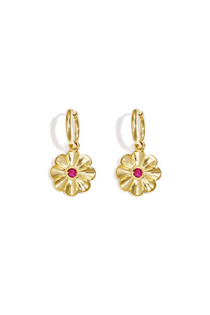 shimmering flower earrings h5