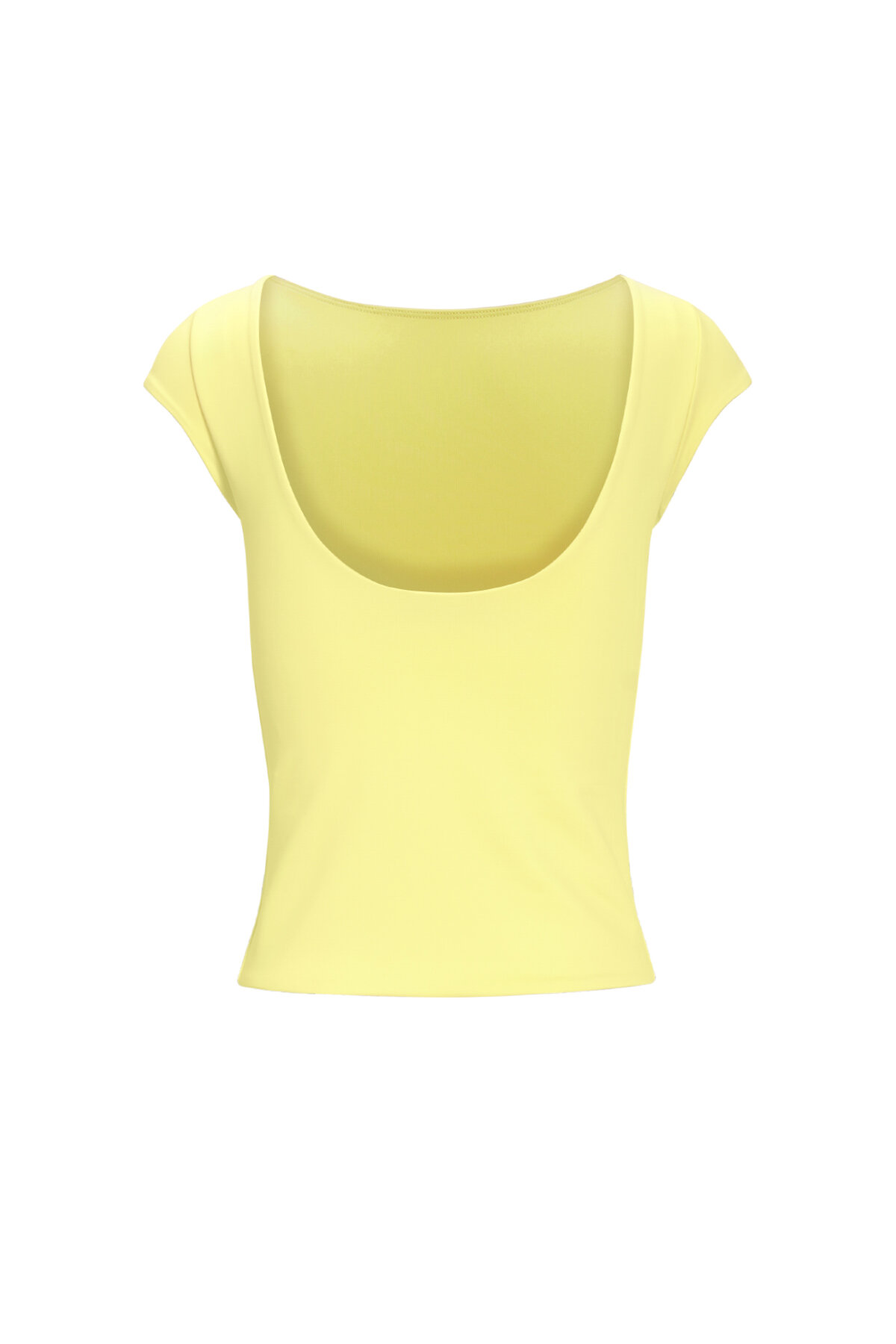 Nylon Knitted Women's T-shirt Basic Solid Color Spring/Summer h5 Picture3