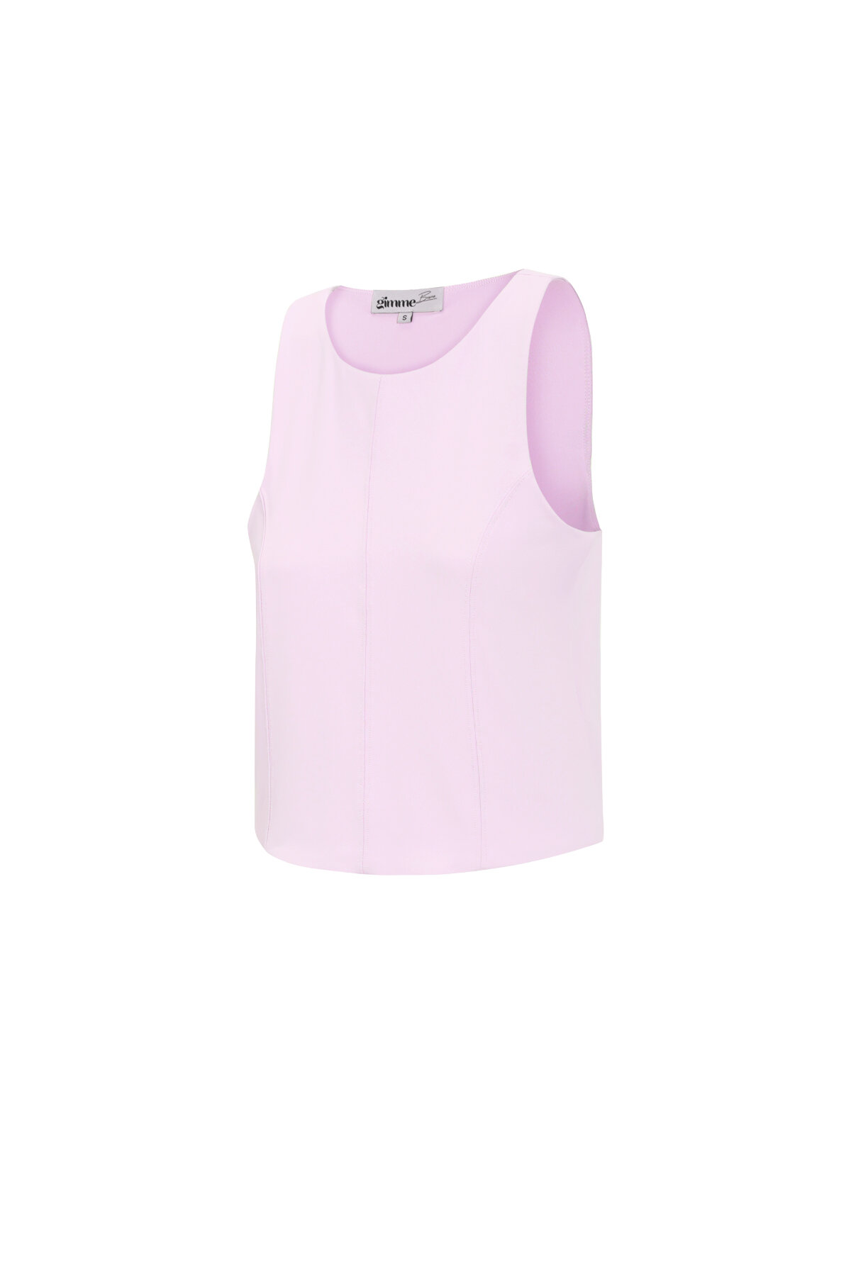 Knitted Nylon Women's Sleeveless Top Spring/Summer Basic Solid Color h5Picture2